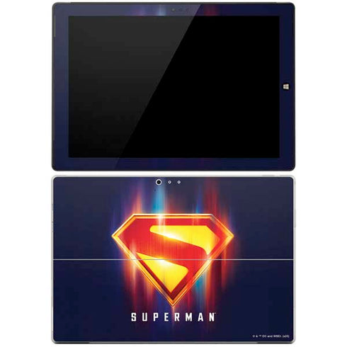 Superman 2025 Energy Shield Neon Emblem Surface Pro 3 Skin